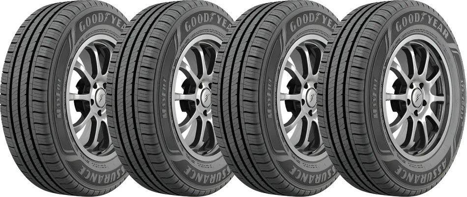 Kit 4 llantas 185/60R14 82T GOODYEAR ASSURANCE AUTO