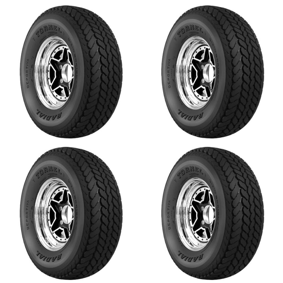 Kit 4 llantas 215/60R14 91S TORNEL DEPORTIVA AUTO
