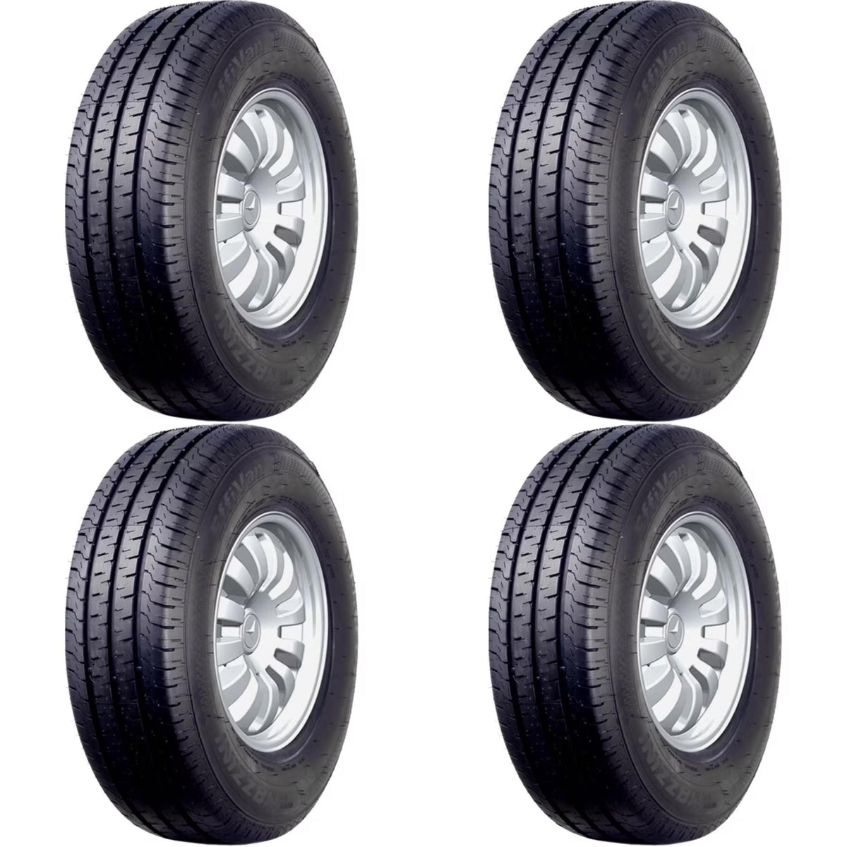 Paquete de 4 Llantas 205/70 R15C 106/104R Mazzini EFFIVAN