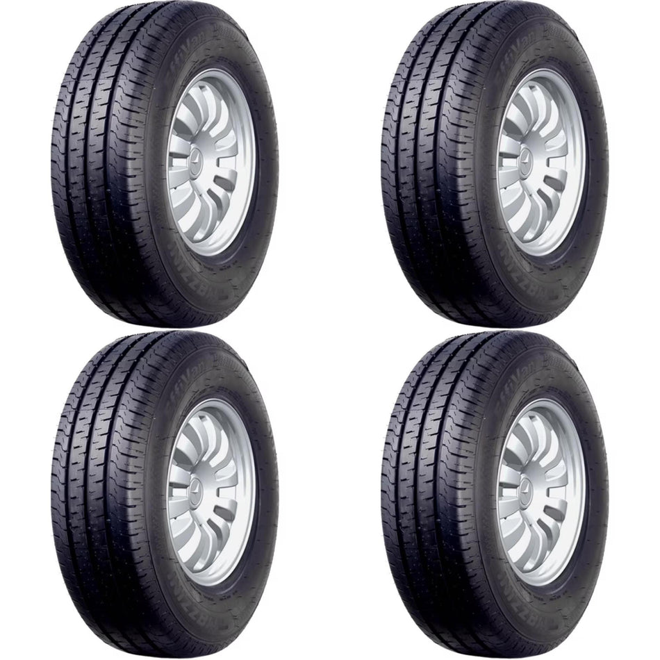 Paquete de 4 Llantas 205/70 R15C 106/104R Mazzini EFFIVAN