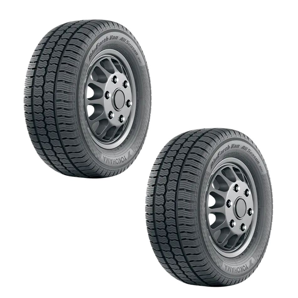 Paquete de 2 Llantas 215/55 R16 97H Yokohama bluearth-van all season ry61