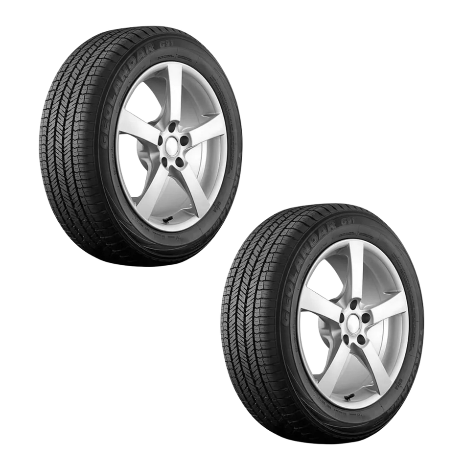 Kit 2 Llantas Yokohama P225/60 R17 GEOLANDAR G91F
