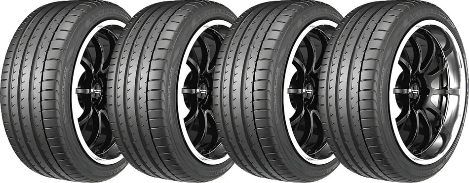 Paquete de 4 Llantas 295/35 R21 107Y Yokohama advan sport v105