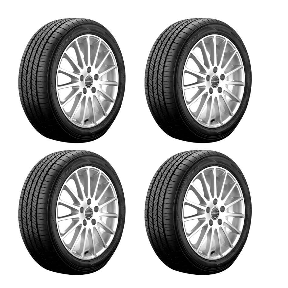 Kit 4 Llantas Yokohama P205/50 R17 AVID S34D