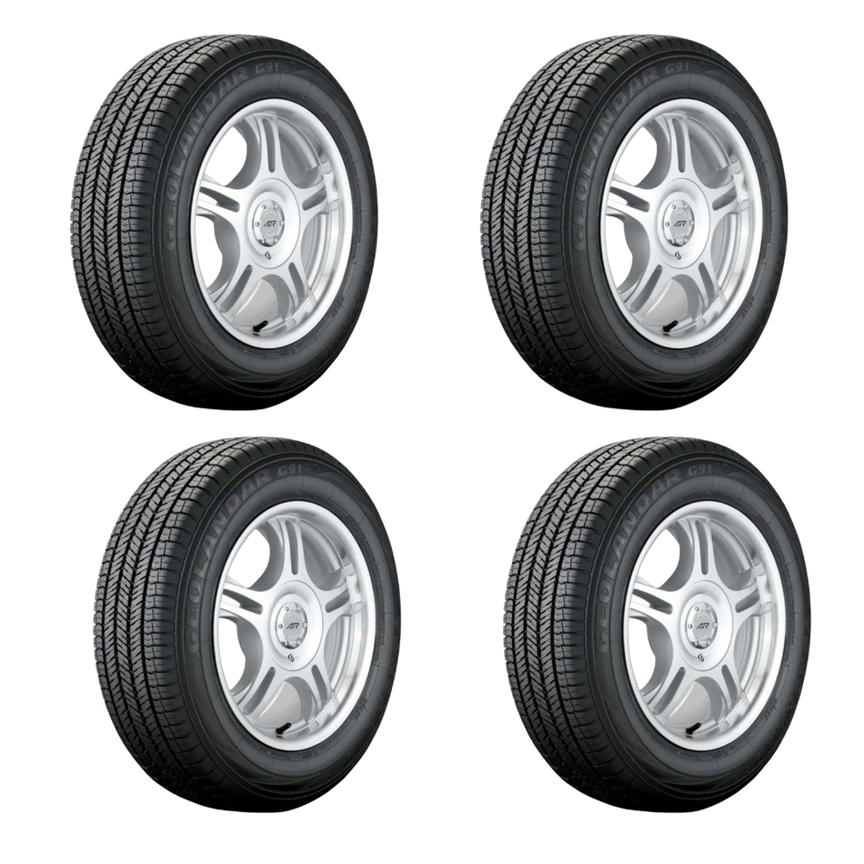 Kit 4 Llantas Yokohama P225/65 R17 GEOLANDAR G91A