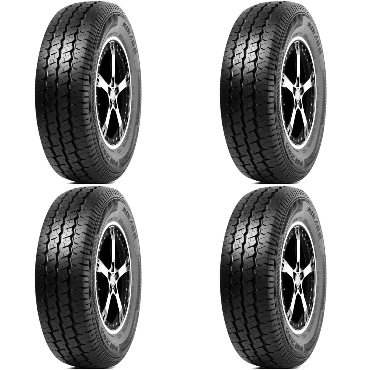 Paquete de 4 Llantas 175 R14C 99/98R Mirage MR200