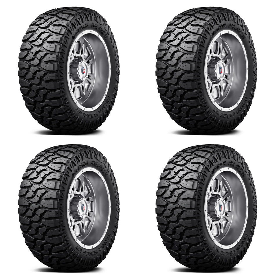 Kit 4 llantas Royal Black TERRA FORCE MT 33X12.50R18 118Q