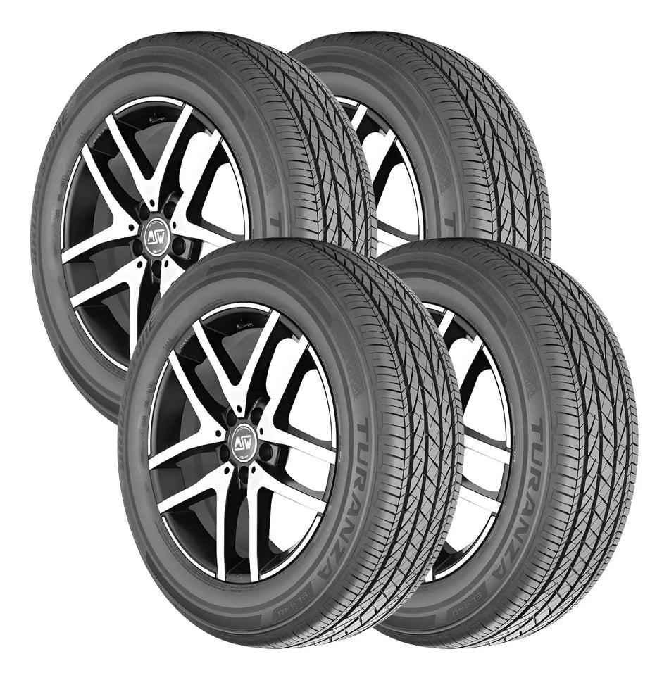Paquete de 4 Llantas 215/45 R18 89V Bridgestone TURANZA EL440