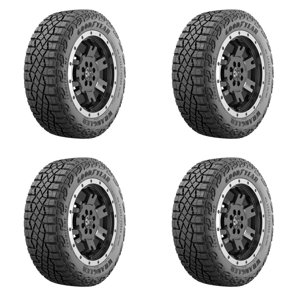 Kit 4 llantas LT275/65R18 113/110Q GOODYEAR WRANGLER TERRITORY MT AUTO