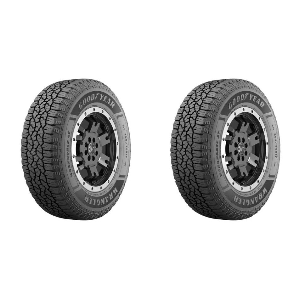 Kit 2 llantas LT265/70R17-10C 121/118S GOODYEAR WRANGLER WORKHORSE AT AUTO