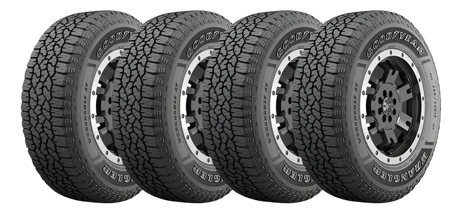 Kit 4 llantas 31X10.50R15LT 109S GOODYEAR WRANGLER WORKHORSE AT AUTO