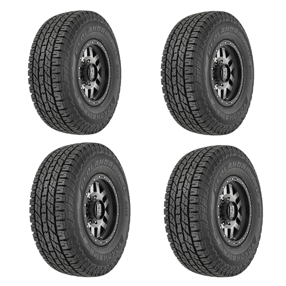 Kit 4 Llantas Yokohama 265/70 R15 GEOLANDAR A/T G015